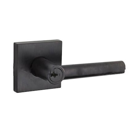 Kwikset Milan Keyed Entry Lever 156MIL-SQT-11P-SMT-6AL-RCS